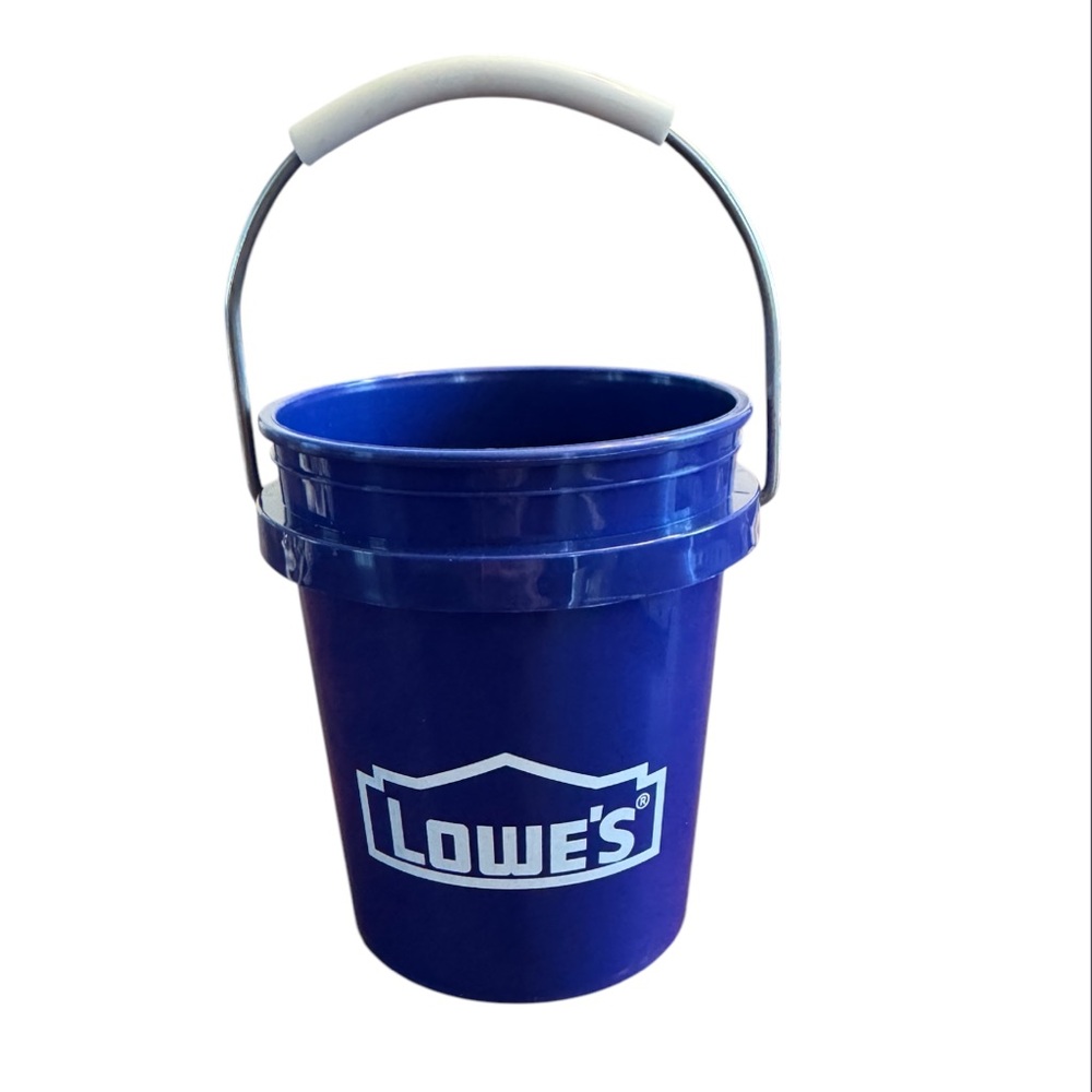 Lowe's Viral Mini Bucket Blue with Lowe’s Logo.    NWT!